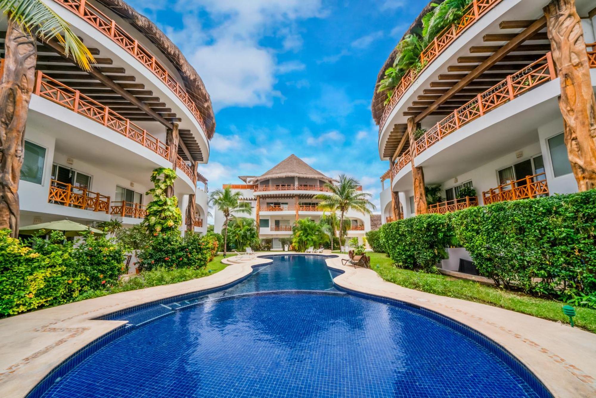 Luxury 1 Bedroom With Pool And Fitness Center - Kaan 304 Сasa de vacaciones Playa del Carmen